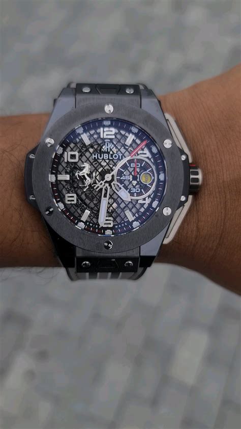 Hublot Unico Ferrari ceramic (probably the only watch in existence)